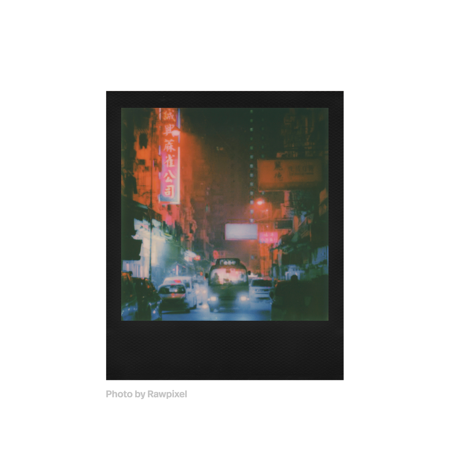 Polaroid Color i-Type Film Black Frame Edition Photo